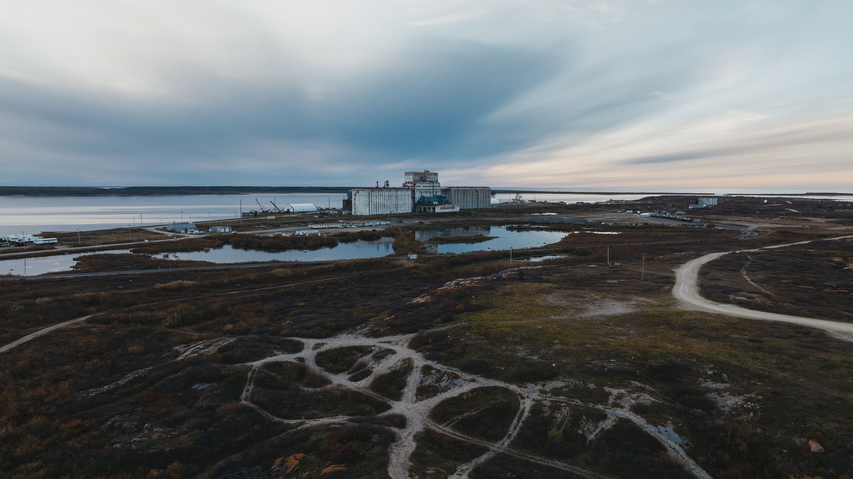 The Port of Churchill in Churchill, Manitoba.