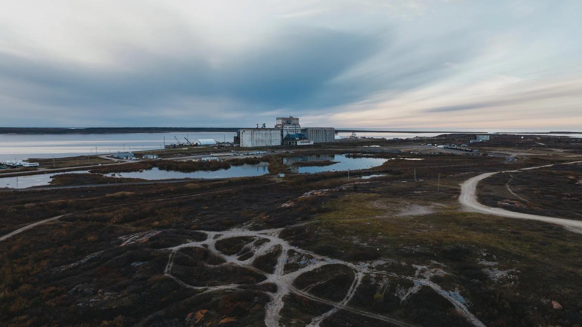 The Port of Churchill in Churchill, Manitoba.