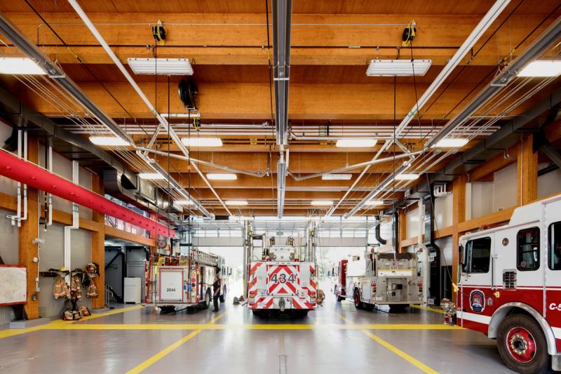 Fire Station 34 in Longueuil, Quebec.