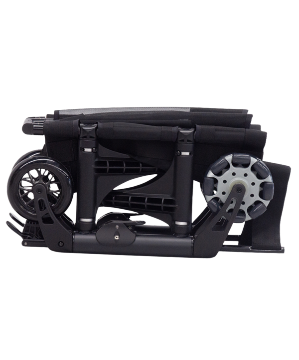 Ultra-Compact Fold Folds small to fit under a seat or inside a backpack, ensuring it is close at hand.