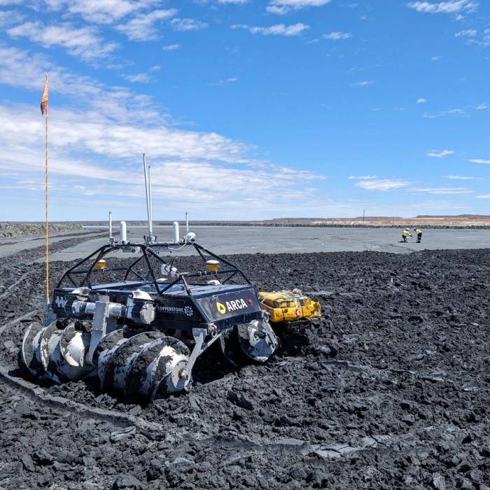 This rover can help piles of mine waste ‘inhale’ carbon dioxide