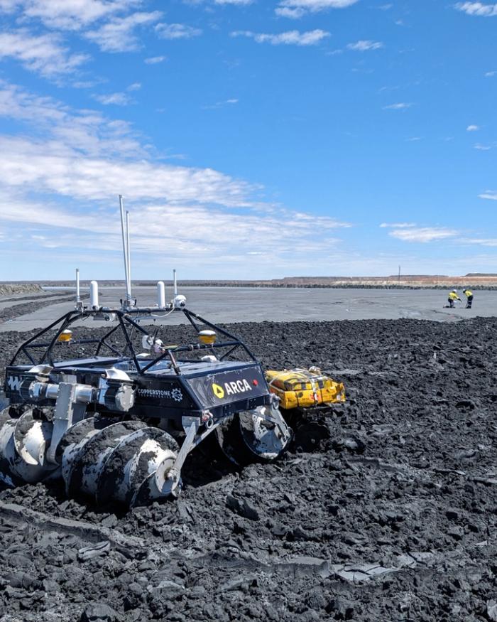This rover can help piles of mine waste ‘inhale’ carbon dioxide