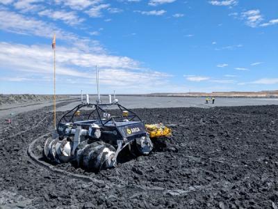 This rover can help piles of mine waste ‘inhale’ carbon dioxide