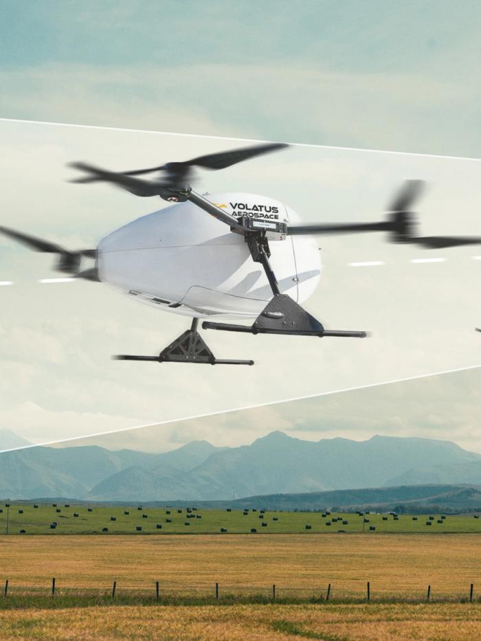 (Photo illustration by Gabriel Dufresne / Be Giant / Image courtesy of Volatus Aerospace)
