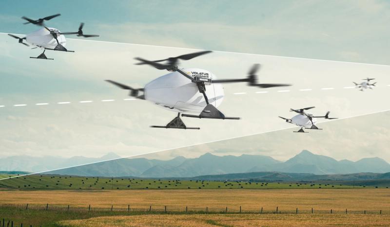 (Photo illustration by Gabriel Dufresne / Be Giant / Image courtesy of Volatus Aerospace)