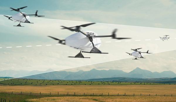 (Photo illustration by Gabriel Dufresne / Be Giant / Image courtesy of Volatus Aerospace)