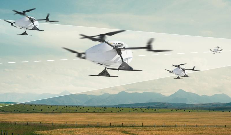 (Photo illustration by Gabriel Dufresne / Be Giant / Image courtesy of Volatus Aerospace)
