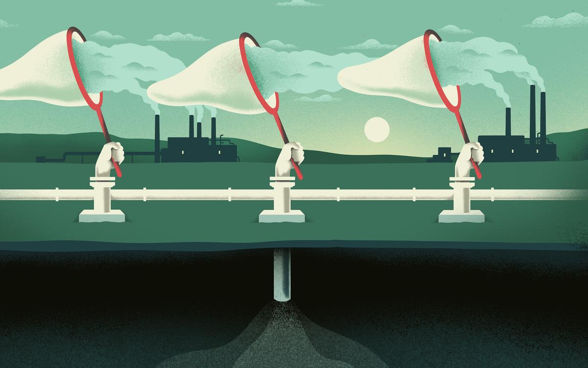 Carbon Capture illustration