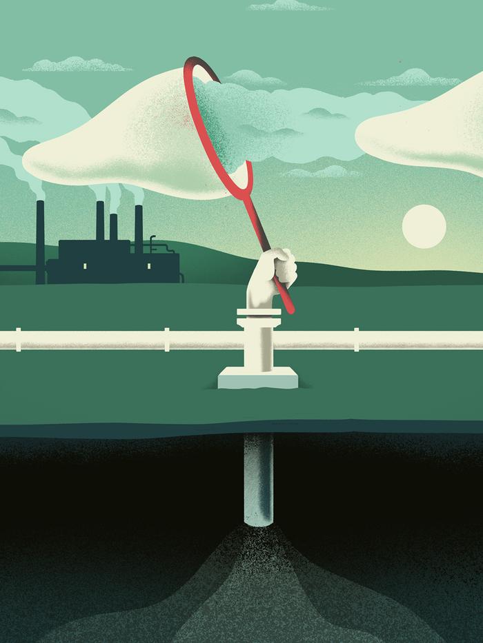 Carbon Capture illustration