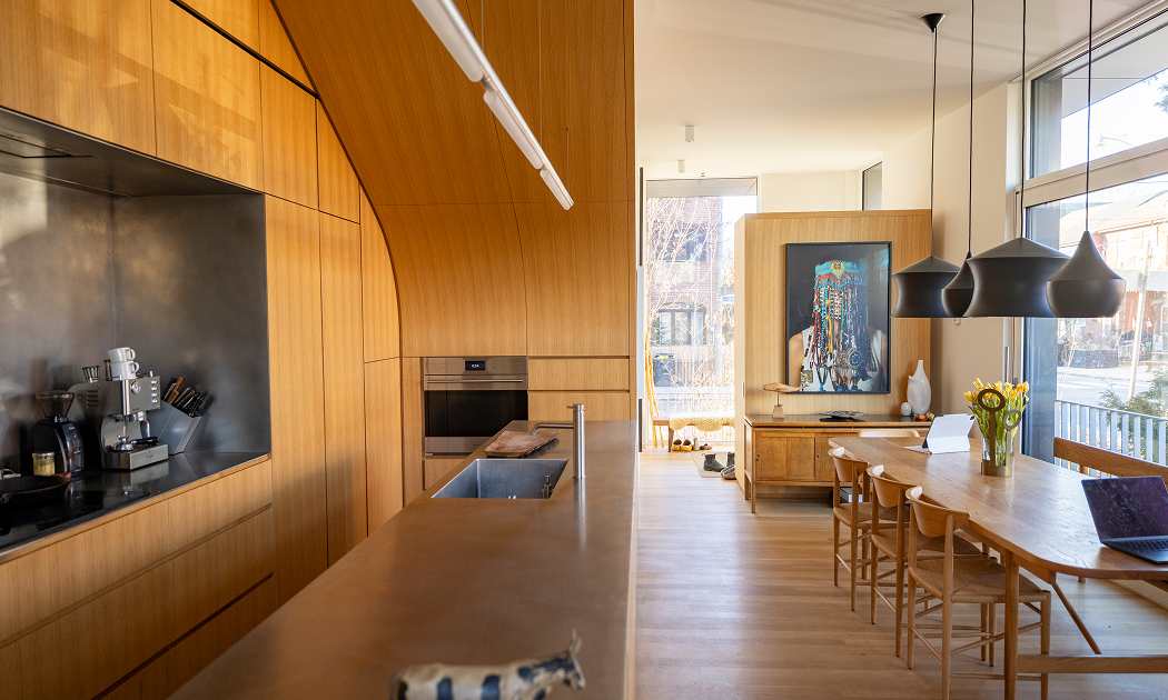 Ulster House in Toronto Living Kitchen Counter