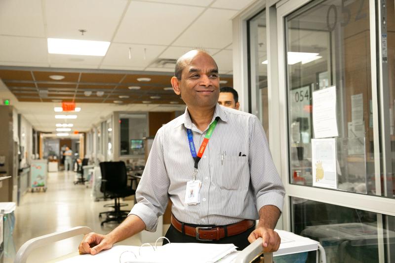 Dr. Prakesh Shah at Mount Sinai Hospital.