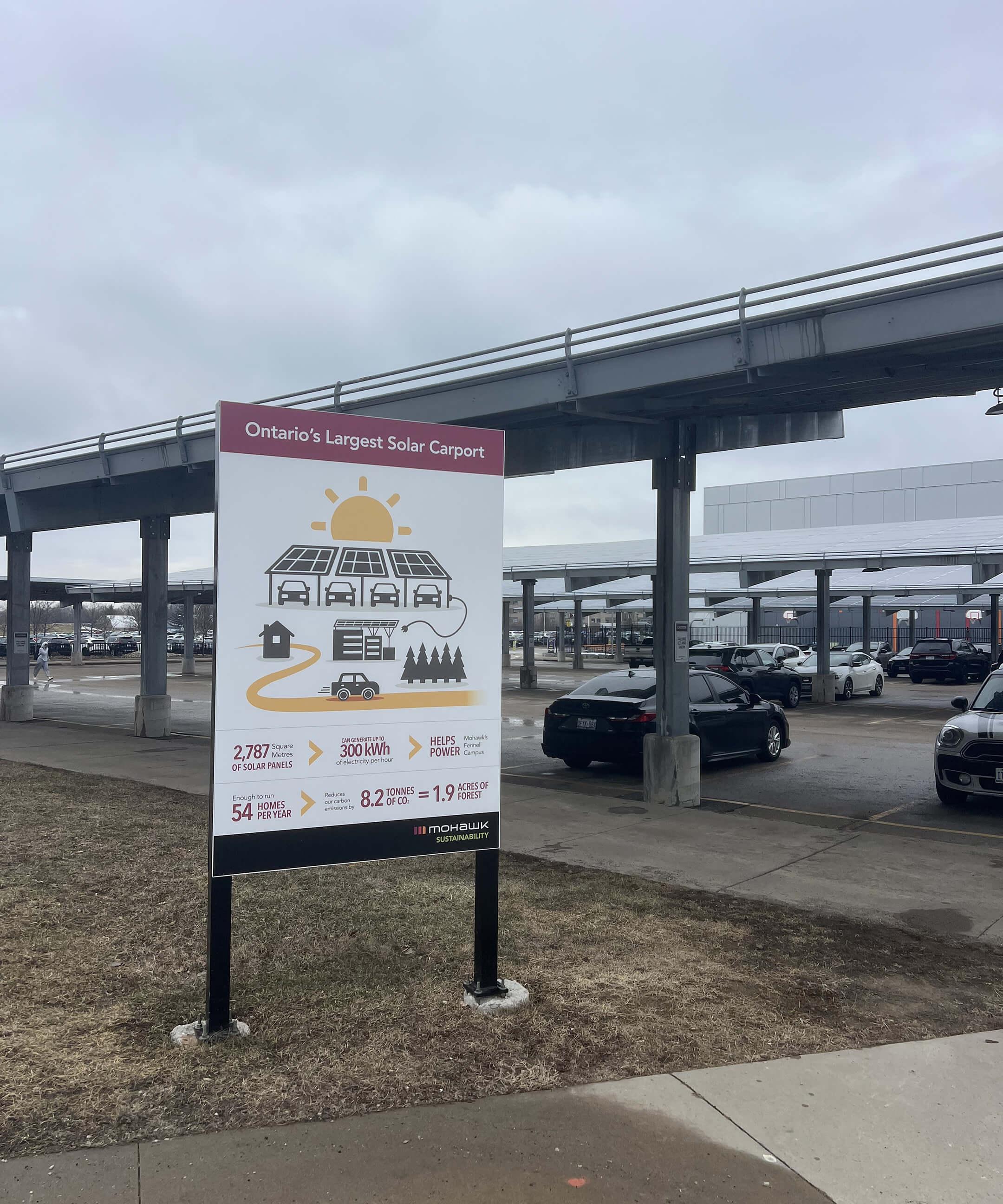 Solar photovoltaic panels — like the ones over Ontario's biggest solar carport at Mohawk — are the cheapest form of electricity in history.