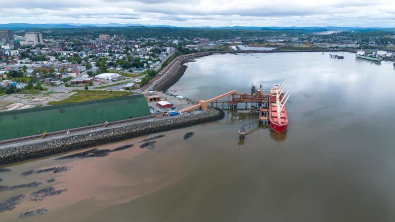 Saint John's potash terminal.