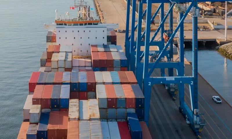 In 2017, Saint John was annually shipping about 57,000 TEUs (short for 20-foot equivalent unit, the standard measurement for shipping container capacity). By 2023, the city’s traffic had almost tripled to about 153,000 TEUs.