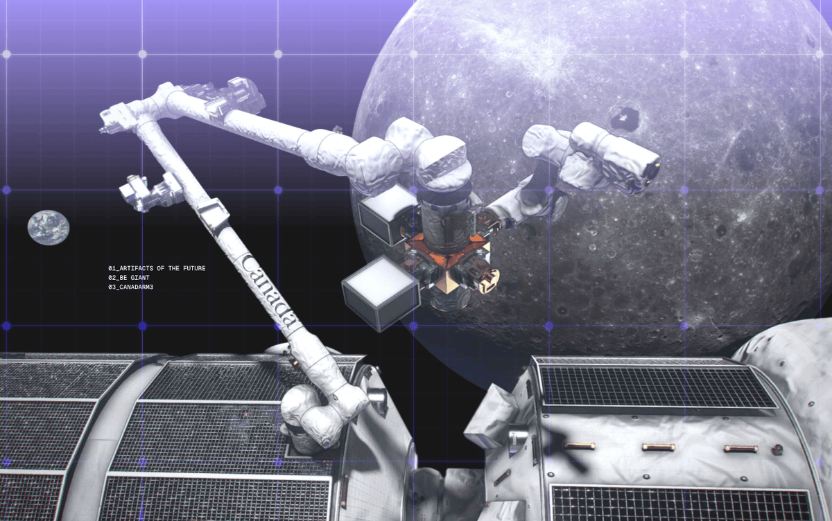 The new Canadian robotic arm that could help build a base on the moon