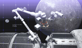 The new Canadian robotic arm that could help build a base on the moon