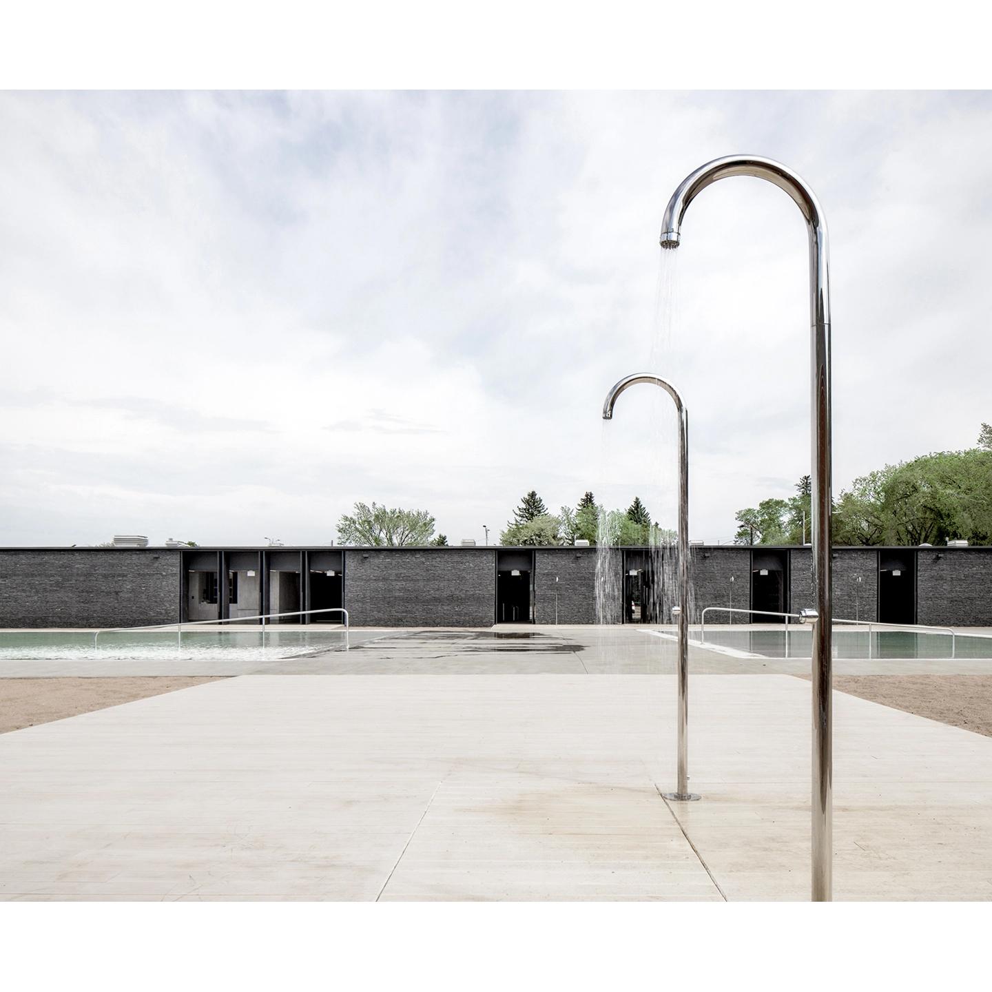 The Borden Park Natural Swimming Pool in Edmonton lies across the park from gh3*'s pavilion