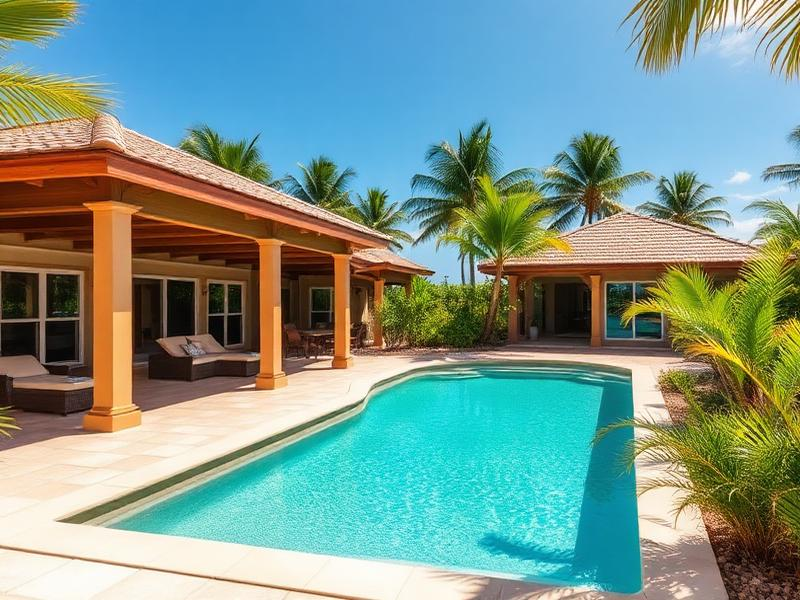 Tropical Poolside Villa