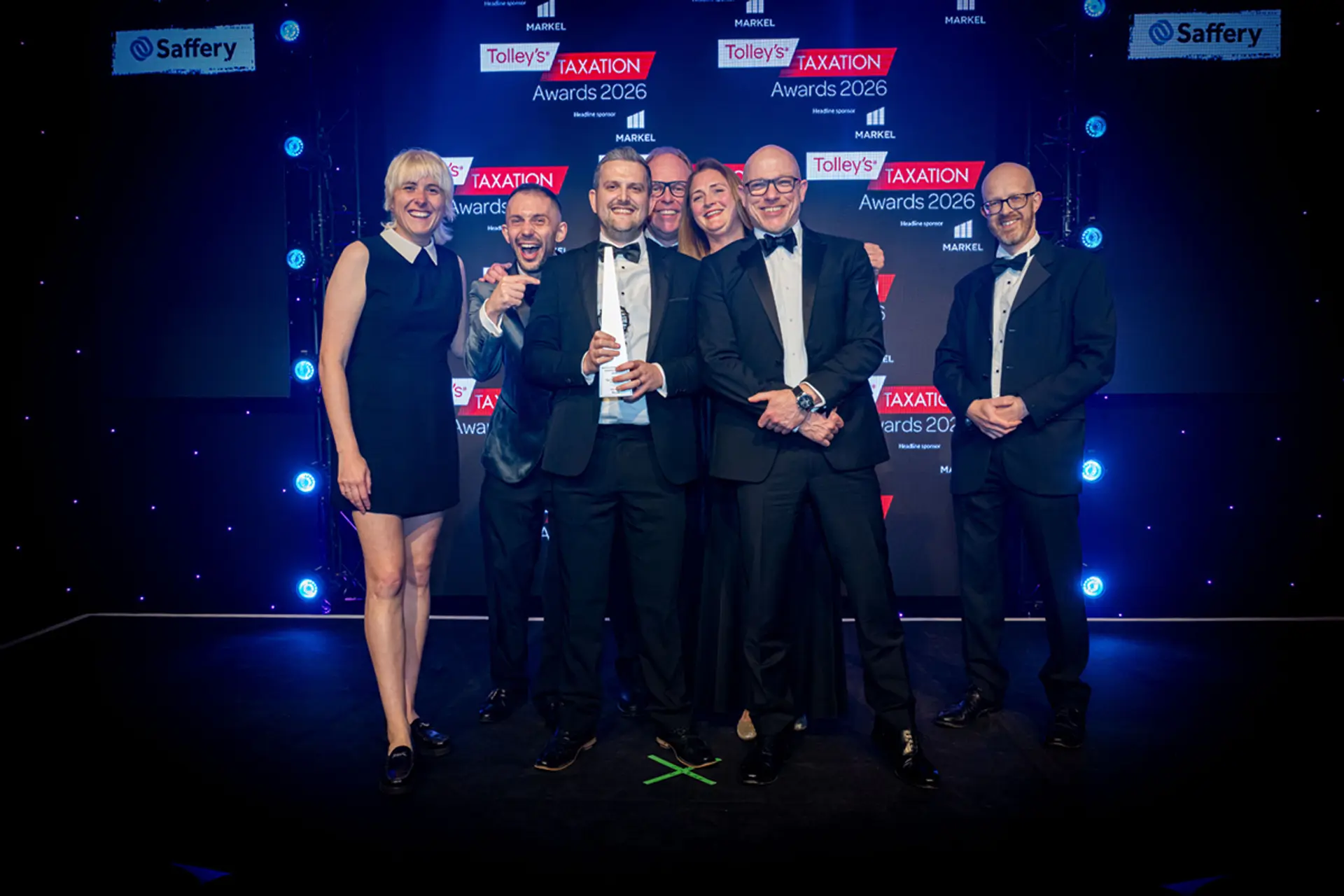 Tolley's Tax Technology Awards Winners team, with friends of Recap. London, May 2026