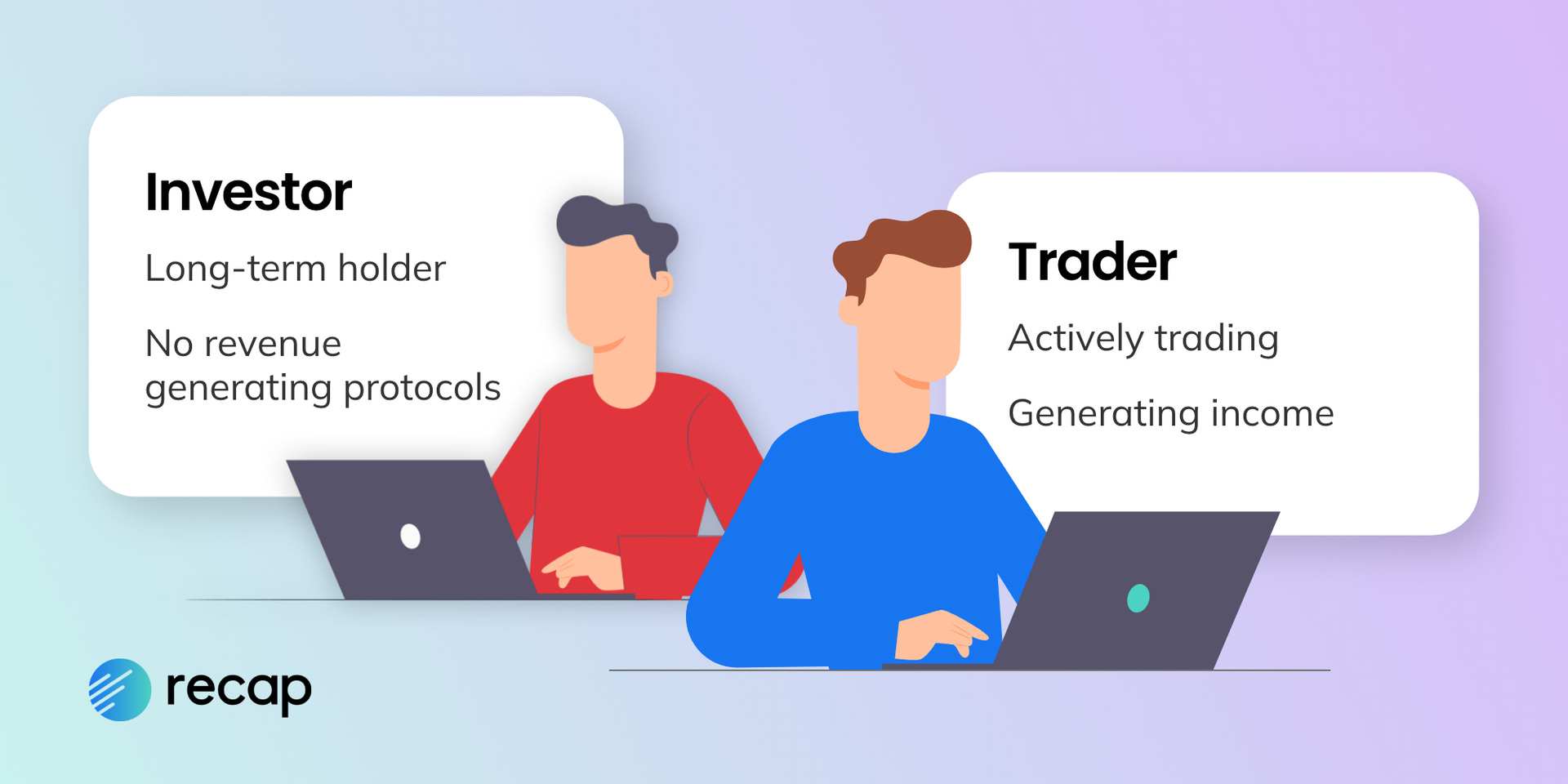 Infographic showing how you may distinguish between Investor and Trader status for South African tax purposes.