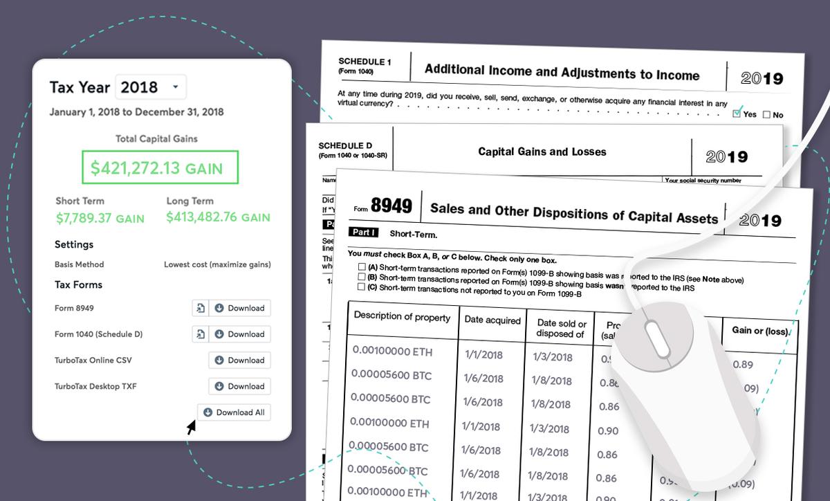 Calculating and reporting US capital gains tax from crypto