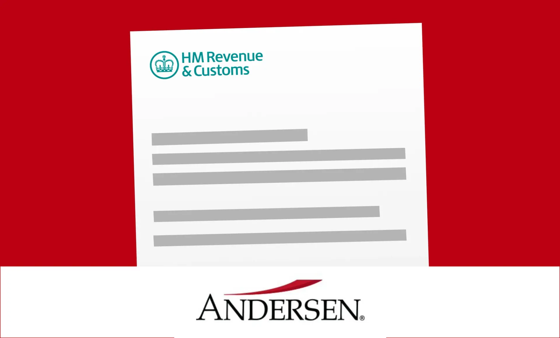 Illustration of a letter from HMRC.