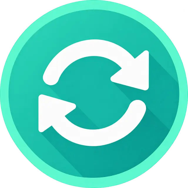 Flat vector illustration of a phone sign-in sending a stream of transaction tiles through a read-only padlock gateway into a ticked tax ledger, on Recap’s teal-to-violet gradient.