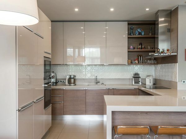 Moderne keuken interieur