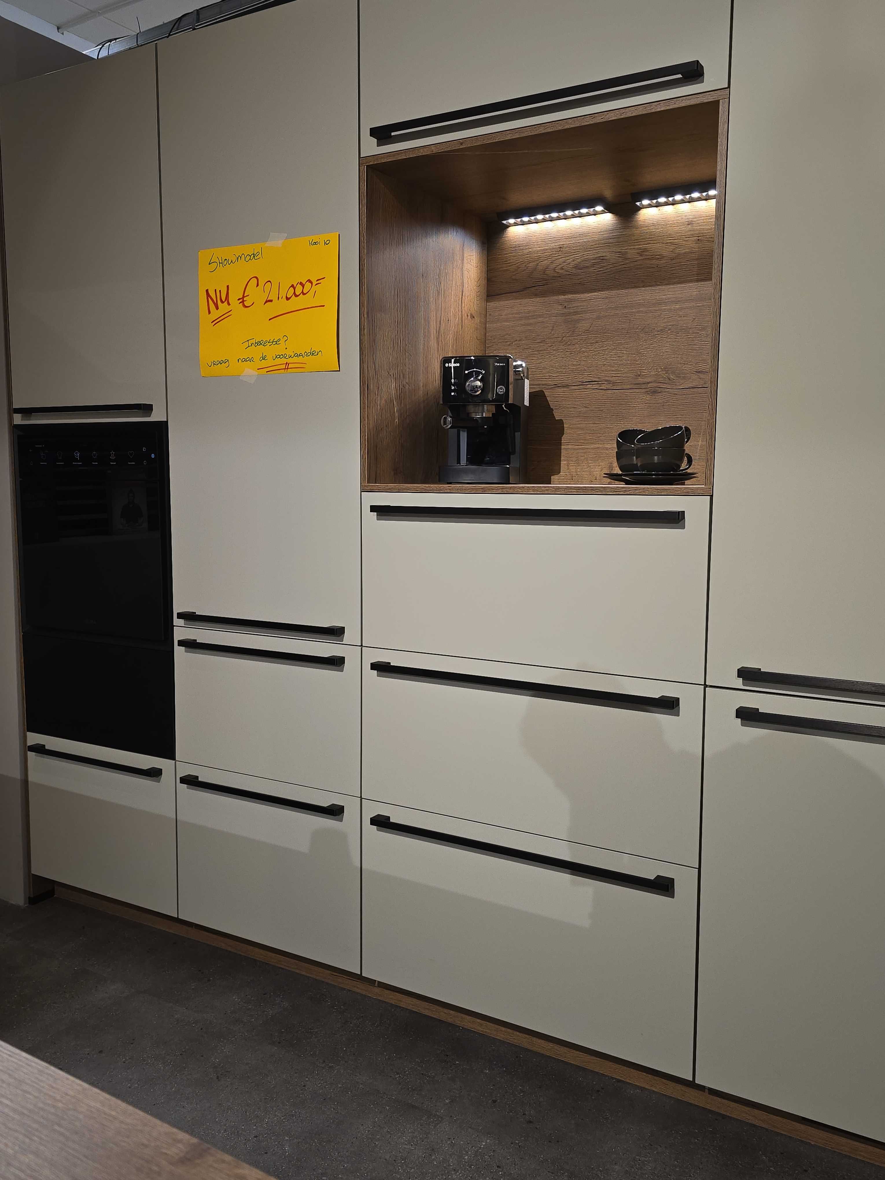 Nobilia Senso Jade Showroom keuken