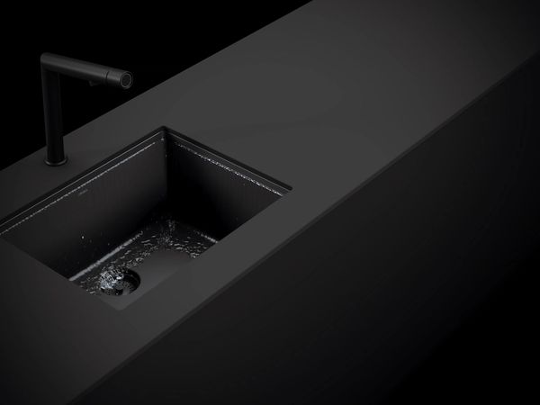 BORA's zelfreinigende spoelbak maakt de vaatdoek overbodig