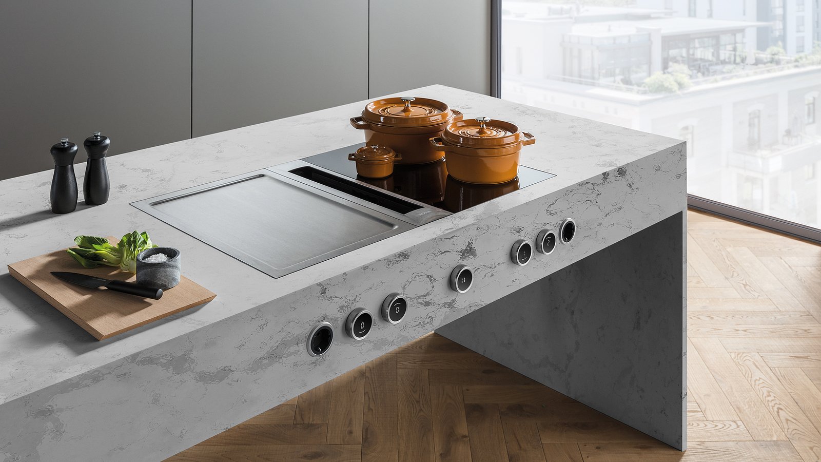 BORA Professional 3: de inductiekookplaat met afzuiging