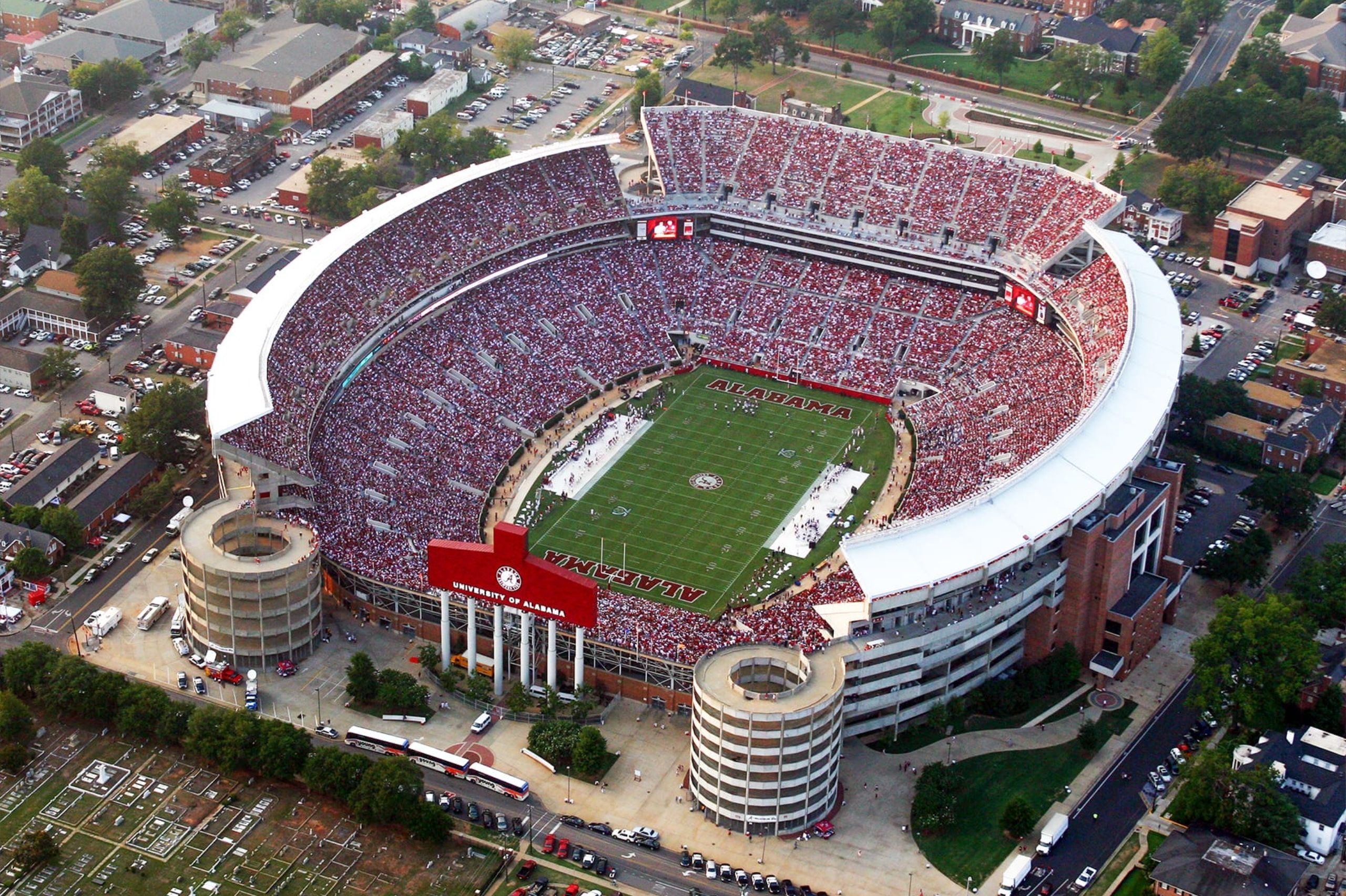 Bryant-Denny Stadium in Tuscaloosa