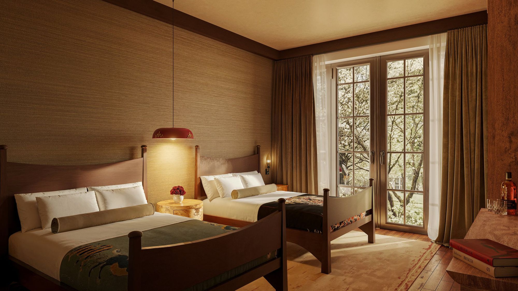 Guest bedroom interior