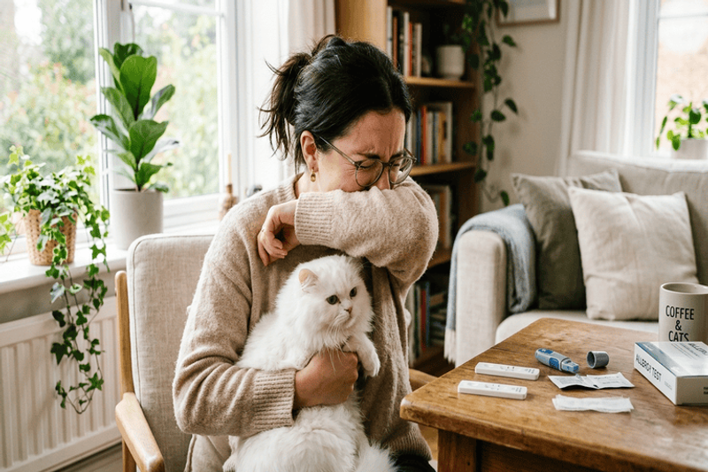 Kan du göra ett kattallergitest hemma? Så här gör du