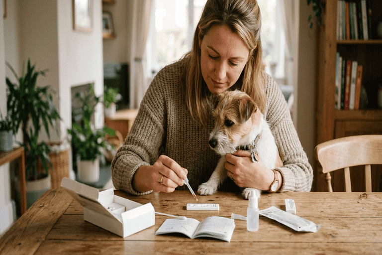 Hundeinfektionssygdomme: Test for Ehrlichia, Influenza & Coronavirus hos hunde derhjemme