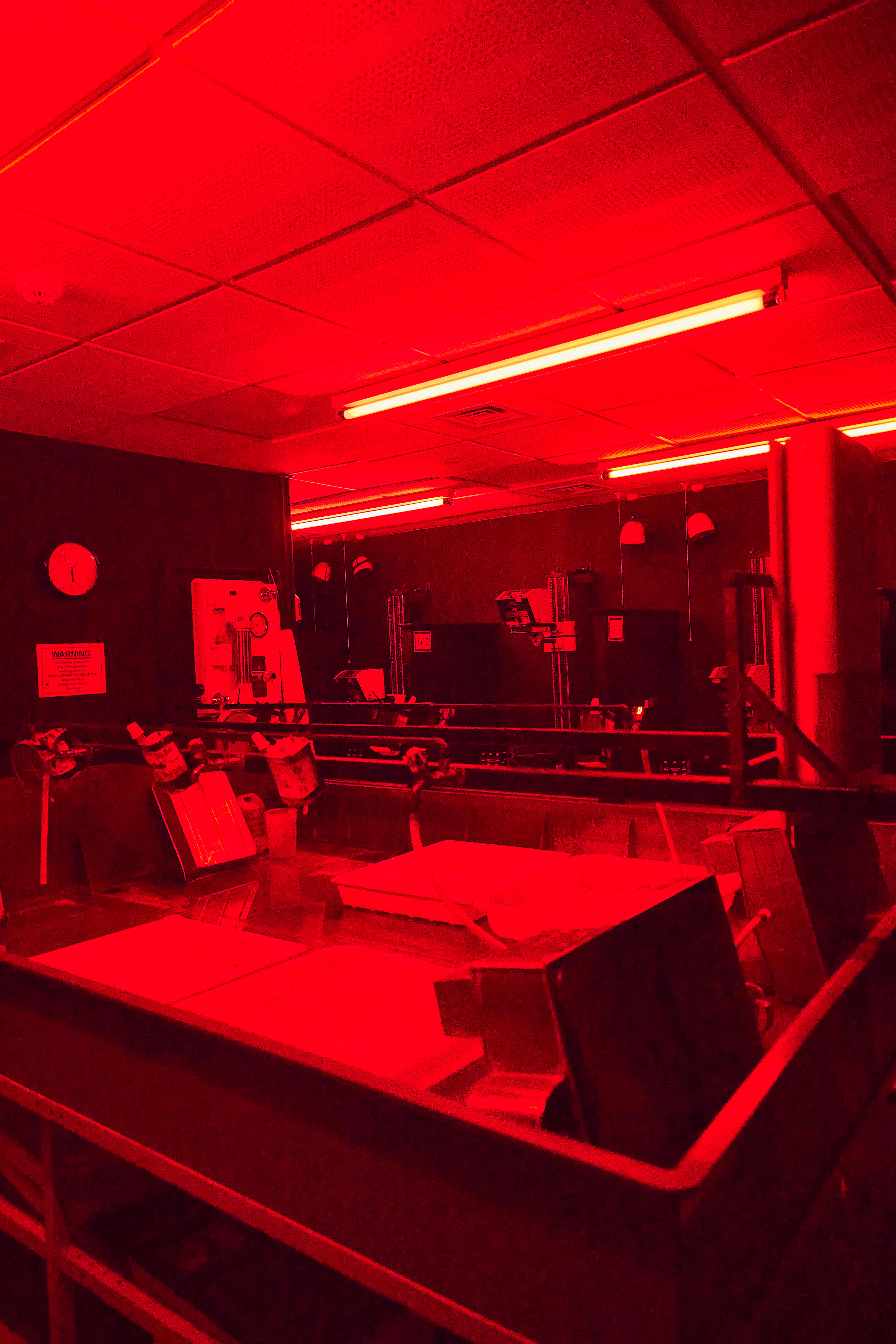 Darkroom facilities at Harrow Campus.