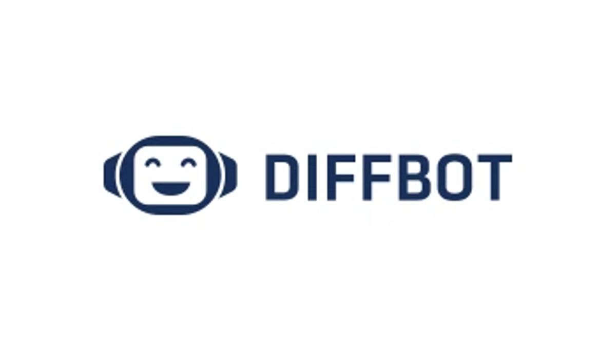 Diffbot wordmark with the robot face mark.