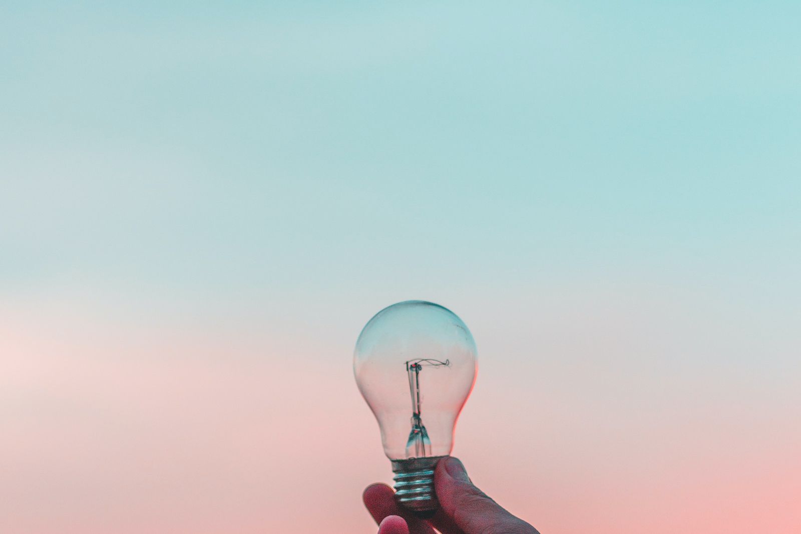 Image of a lightbulb - metaphor for innovation. 
