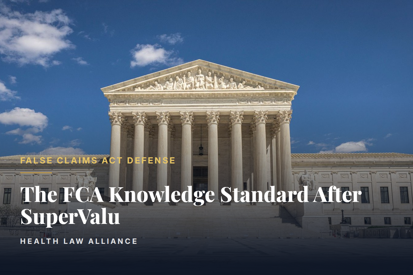 The FCA Knowledge Standard After SuperValu