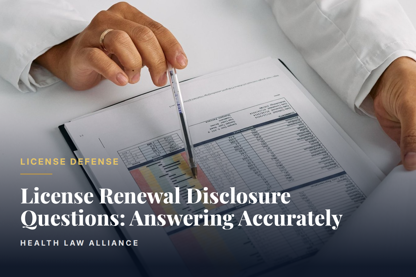 License Renewal Disclosure Questions: Answering Accurately