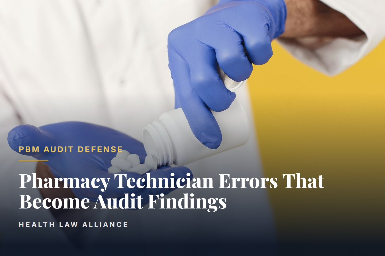 Pharmacy Technician Errors That Become Audit Findings