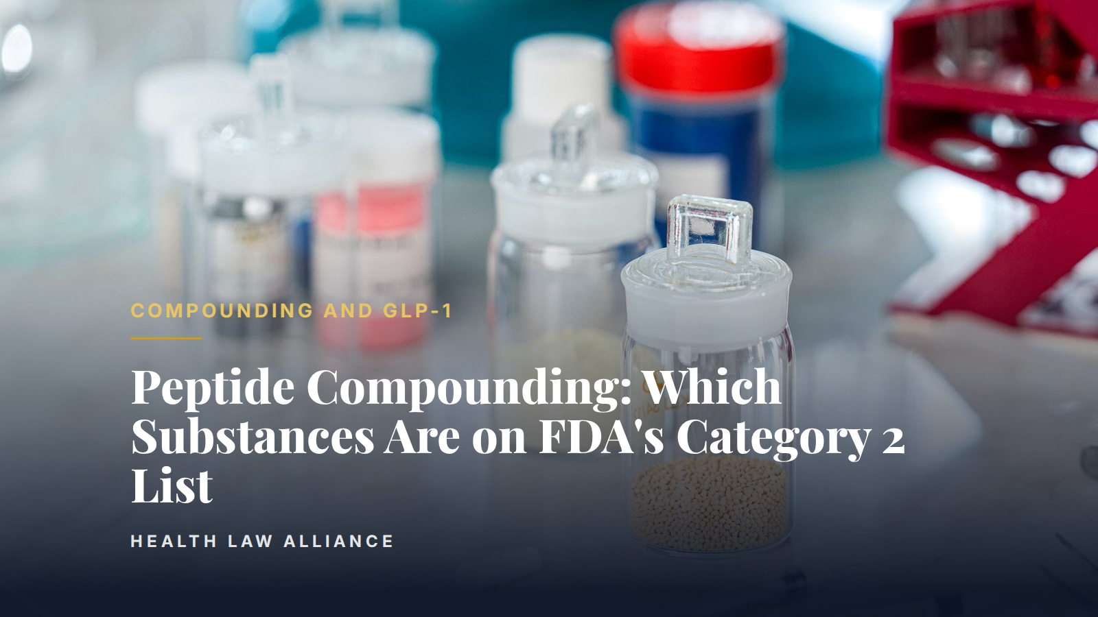 Peptide Compounding: Which Substances Are on FDA's Category 2 List