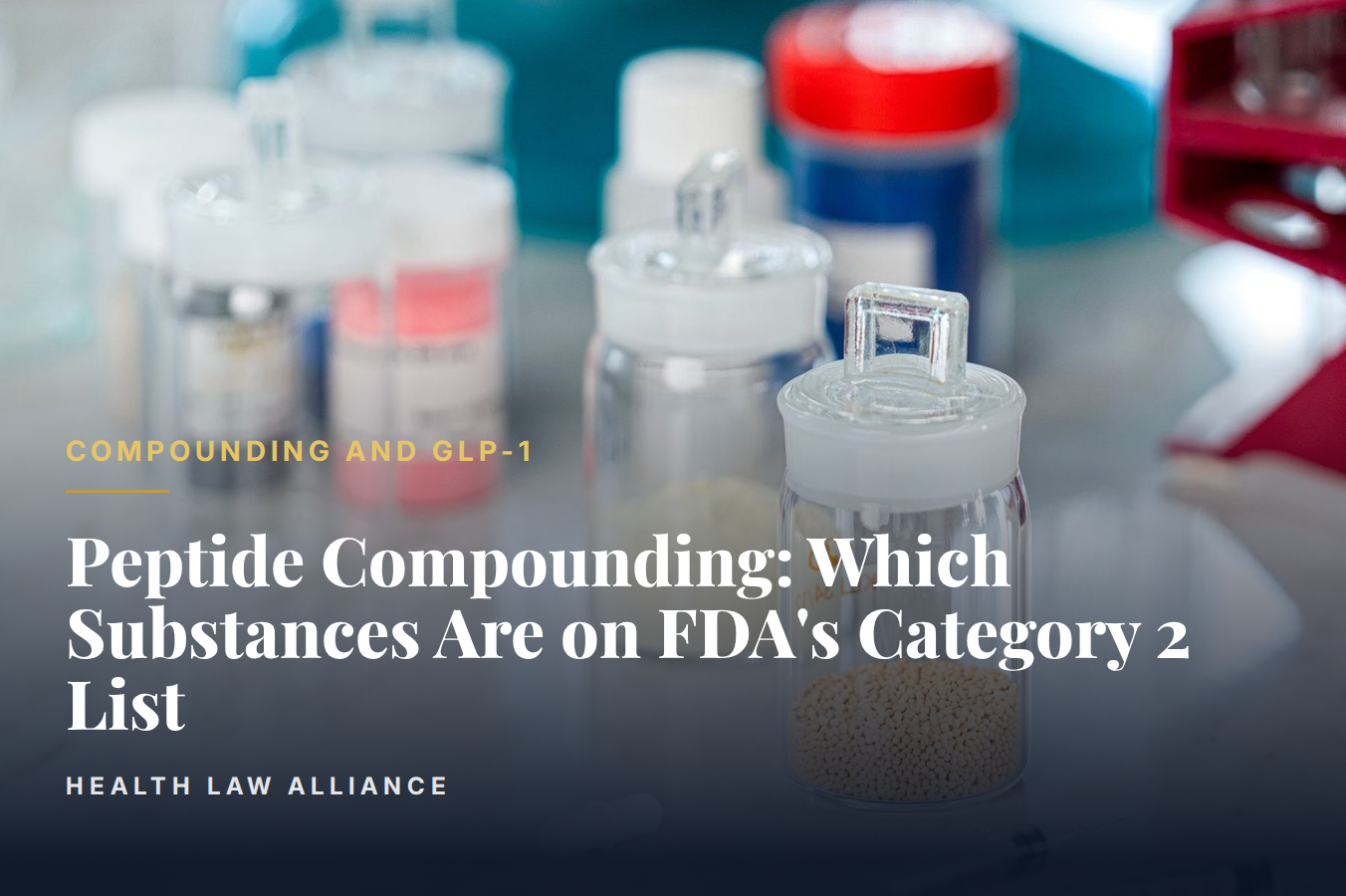 Peptide Compounding: Which Substances Are on FDA's Category 2 List