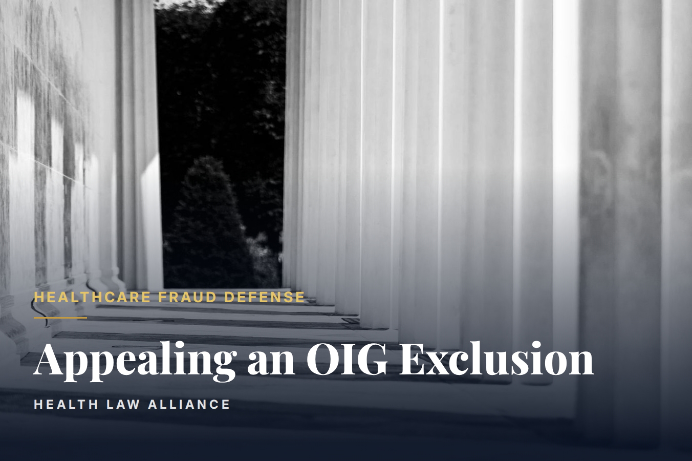 Appealing an OIG Exclusion