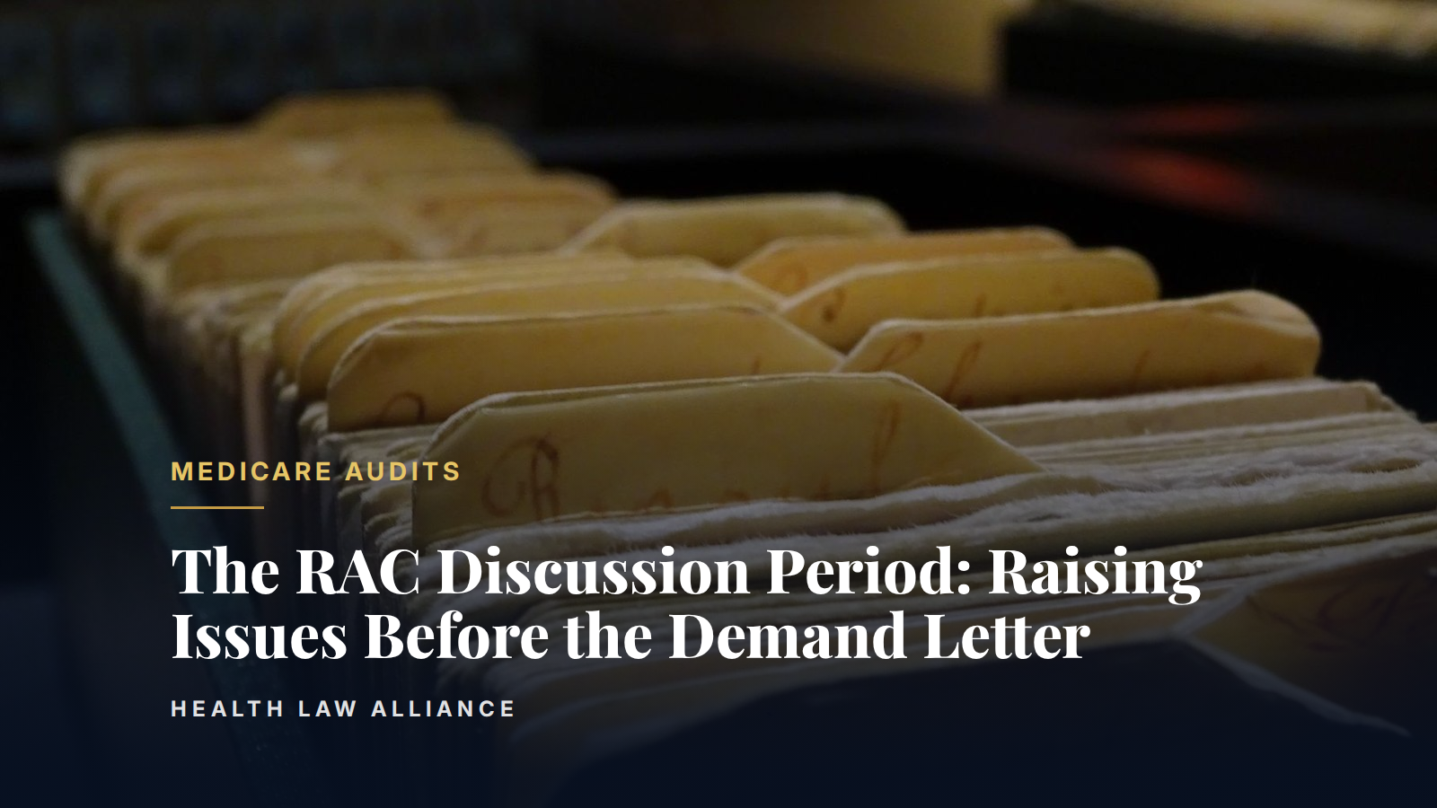 The RAC Discussion Period: Raising Issues Before the Demand Letter