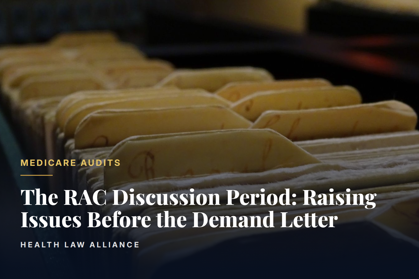 The RAC Discussion Period: Raising Issues Before the Demand Letter