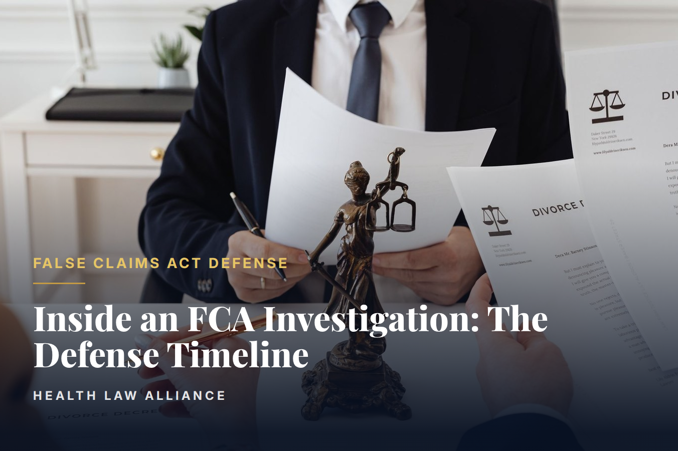 Inside an FCA Investigation: The Defense Timeline