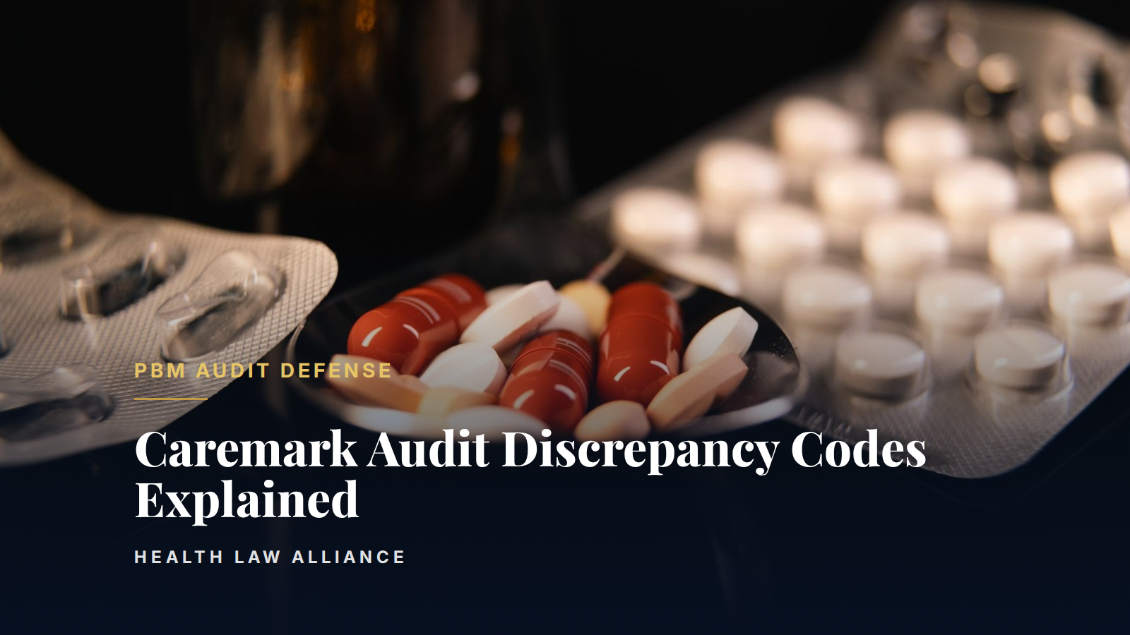 Caremark Audit Discrepancy Codes Explained