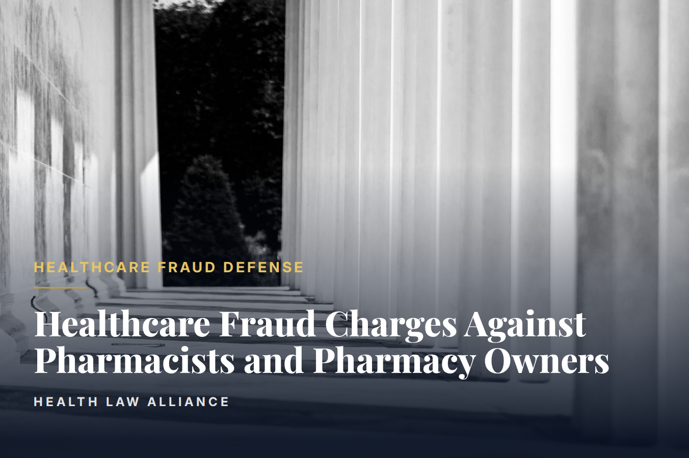 Healthcare Fraud Charges Against Pharmacists and Pharmacy Owners