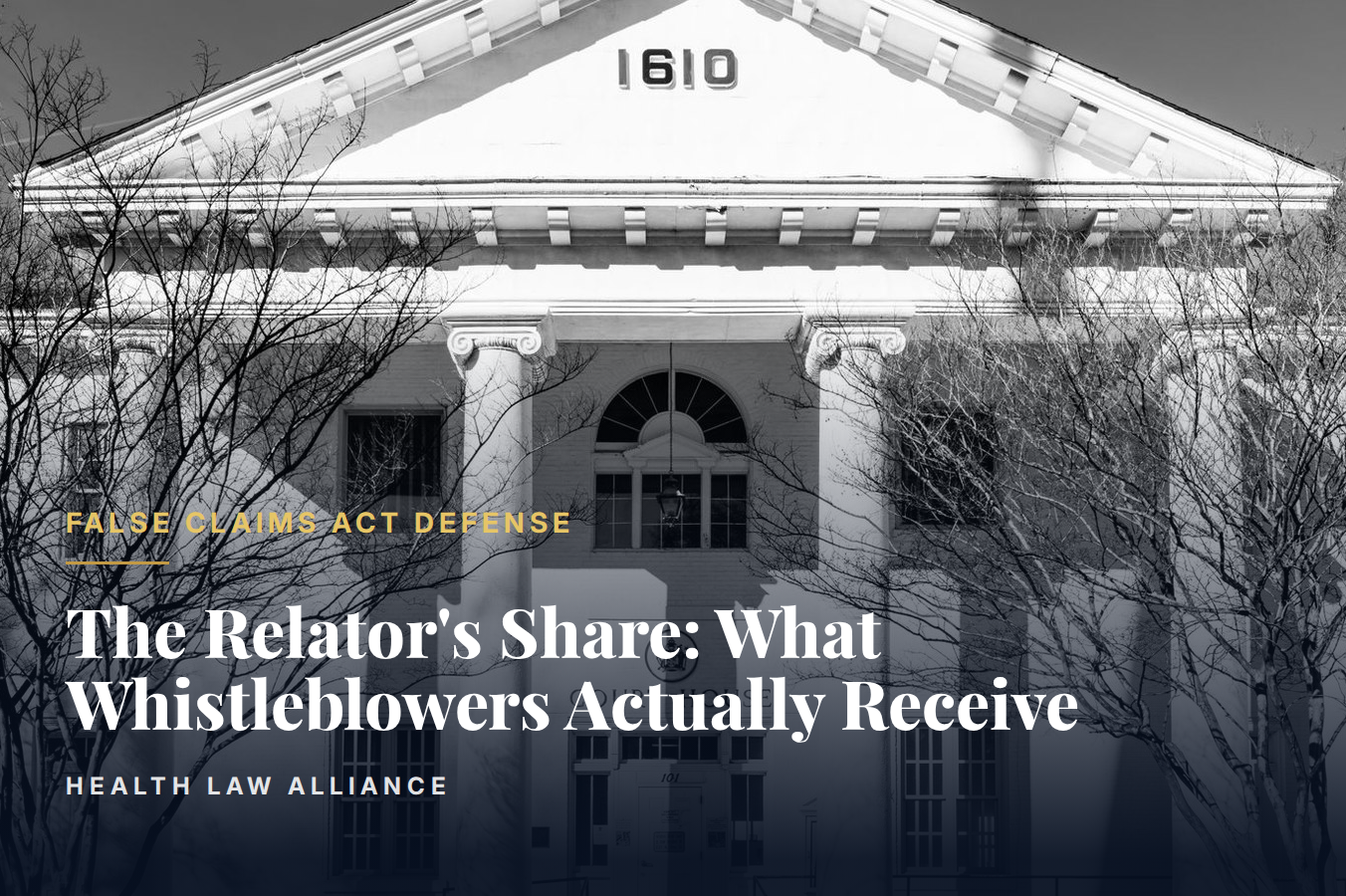 The Relator's Share: What Whistleblowers Actually Receive